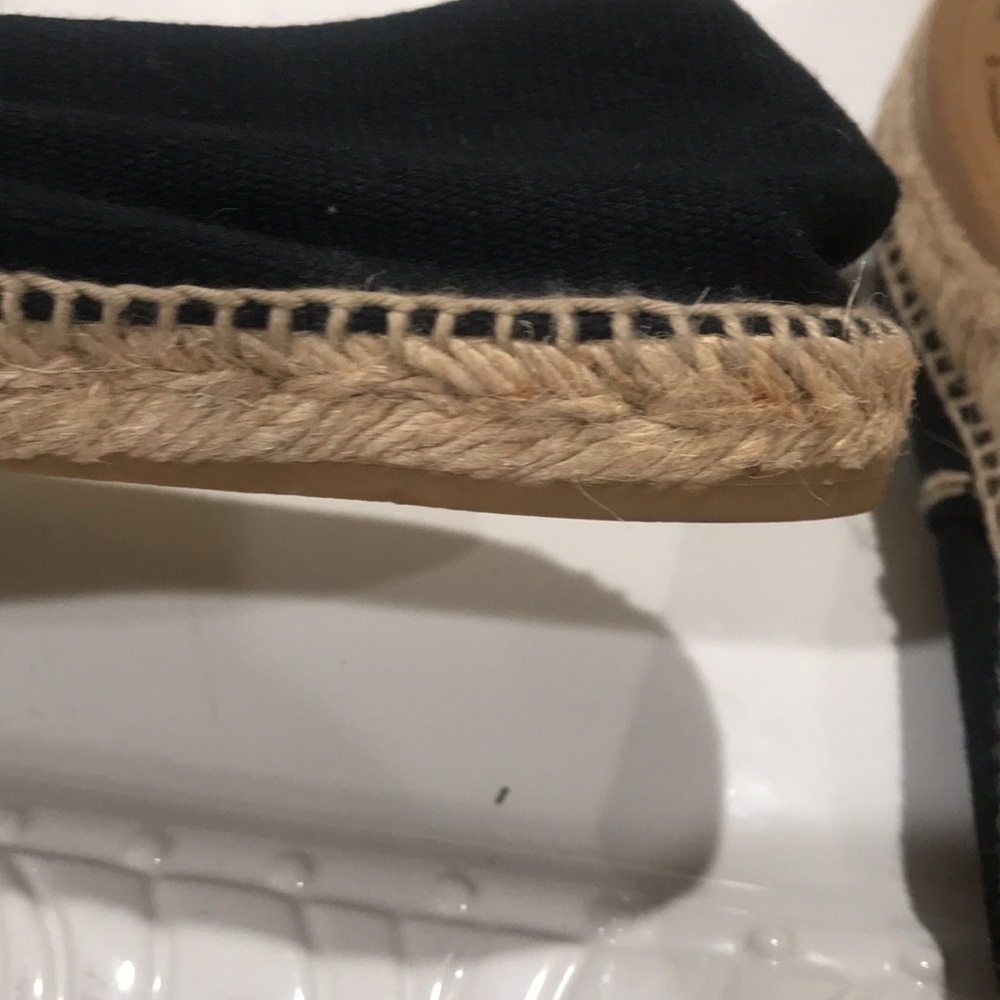 J. Jill Black Canvas Espadrille Flats - Picture 6 of 7